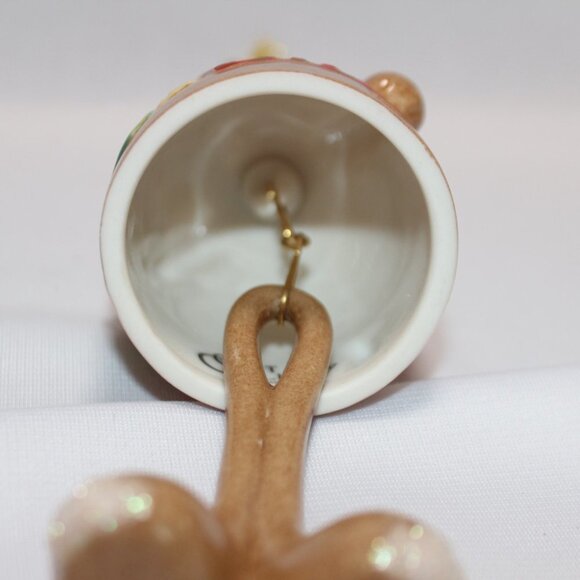 Fitz And Floyd GIFT GALLERY “Teddy Bear Bell” Ornament - Picture 7 of 10